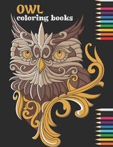 Owl coloring books