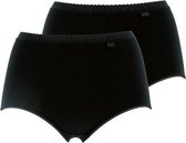 Katoenen Maxi slips Sans complexe | 2 stuks | zwart 42