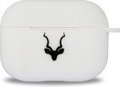 Kudu AirPods beschermhoes - AirPods Pro Case - Zwart - Krasvrij - Soft TPU - Inclusief schoonmaak set & sleutelring