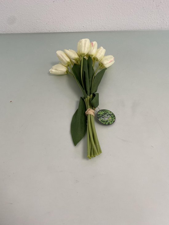 Bouquet de tulipes artificielles blanches | bol.com