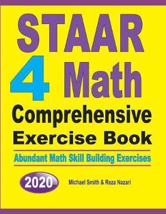 STAAR 4 Math Comprehensive Exercise Book - cover