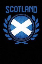 Scotland: Scotland Heritage St Andrew's Flag Patriotic Love Notebook Journal