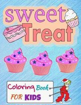 Sweet Treat Coloring Book For Kids: Cupcake Workbook for girls and boys with some drawing activities to complete, a cute gift idea for your son or dau