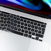 (EU) Keyboard bescherming - Geschikt voor MacBook Pro 16 inch (2019) / Pro 13 inch (2020-2022) - Zwart