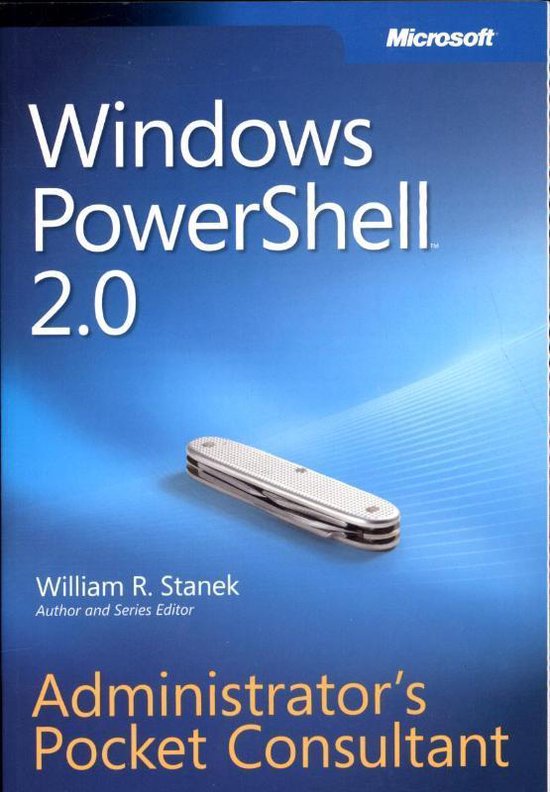 Windows Powershell 2.0 Administrator'S Pocket Consultant - cover
