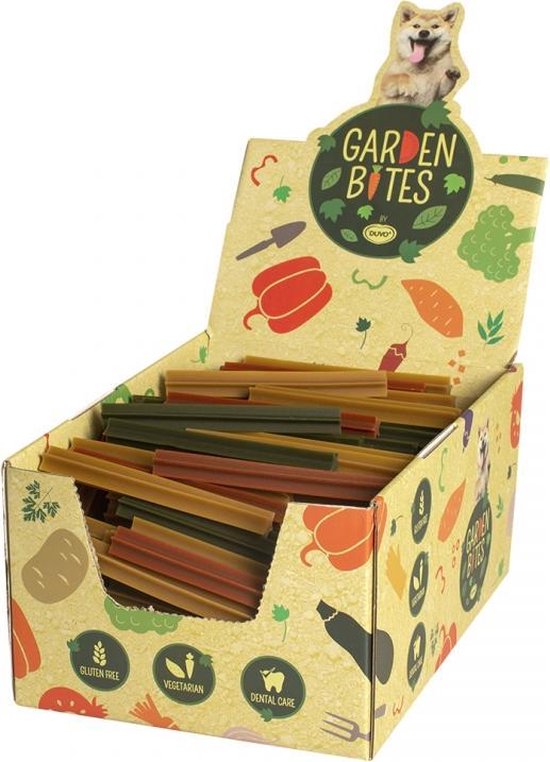 Duvo+ Hondensnack Garden Bites Dental Sticks Small Gemengde
