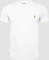 Eubi Shirt BANANA - Wit Shirt van Bamboevezel - T-Shirt voor Heren - Maat S