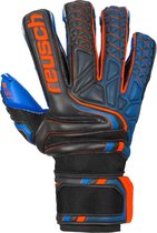 Reusch Attrakt S1 Evolution  Keepershandschoenen - Maat 10.5  - Unisex - zwart/oranje/blauw