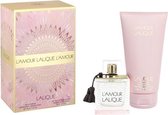 Lalique L'Amour Giftset - 50 ml eau de parfum spray + 150 ml bodylotion - cadeauset voor dames