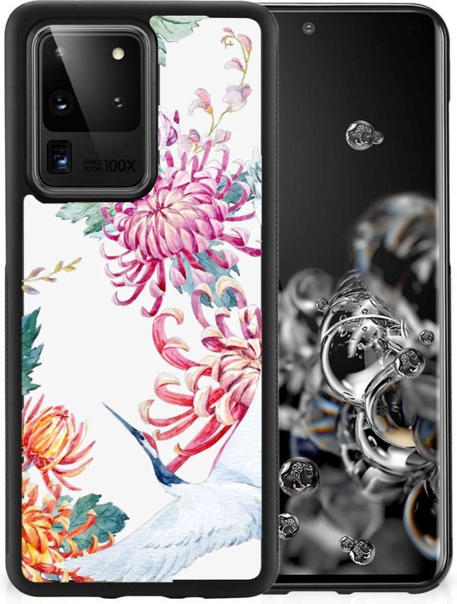 Samsung Galaxy S20 Ultra Back Cover Bird Flowers