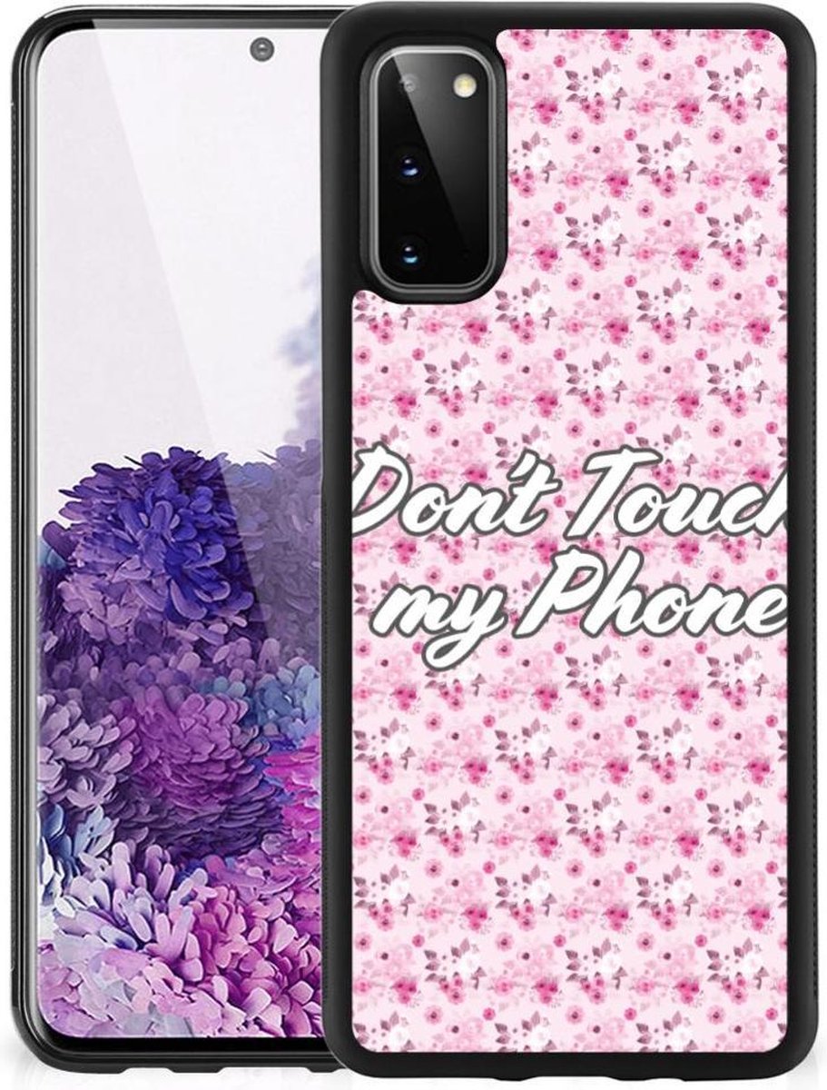 Samsung Galaxy S20 TPU Hoesje Flowers Pink DTMP