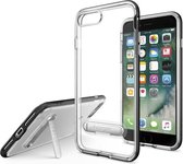 Spigen Ultra Hybrid Case - hoesje - backcover - Apple iPhone 8 - Crystal Clear - zwart