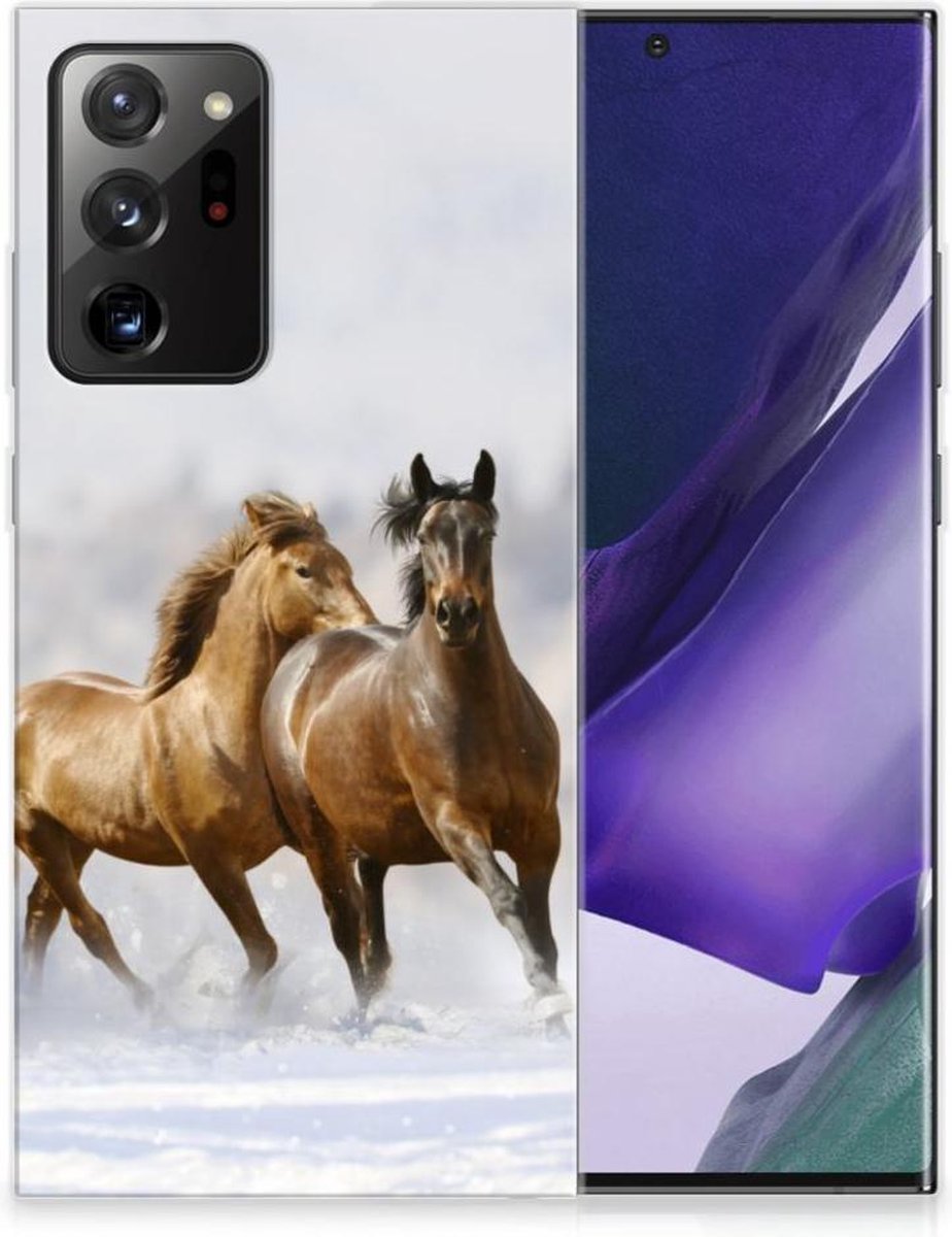 Samsung Galaxy Note20 Ultra TPU Hoesje Paarden