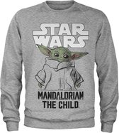 Star Wars Sweater/trui -XXL- The Mandalorian - Mandalorian Child Grijs