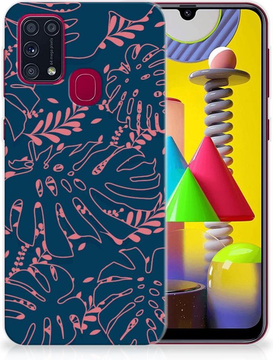 Samsung Galaxy M31 TPU Case Palm Leaves