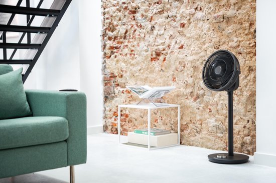 Whisper Flex Smart Ventilator Zwart - Fluisterstil - WiFi en App - 26 standen - Energiezuinig