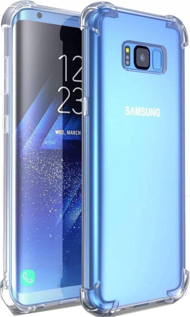 Geschikt voor Samsung Galaxy S8 Backcover - Transparant Shockproof - Soft TPU
