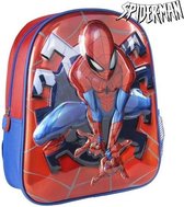 3D Rugzak Spiderman Rood Metaal