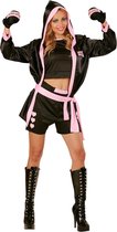 WIDMANN - Sexy bokskampioen kostuum voor vrouwen - Medium