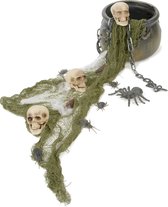 AROMA - Halloween decoratieset met ketel - Decoratie > Decoratie beeldjes