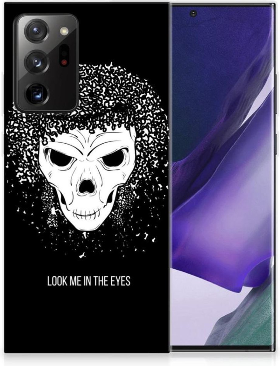 Silicone Back Case Samsung Galaxy Note20 Ultra Skull Hair