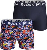 Björn Borg Heren 2Pack Boxershorts Camo Rose & Geo Tile - Multi - Maat M