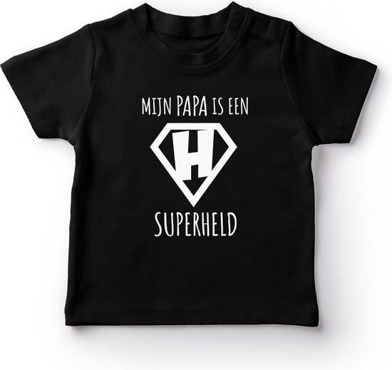 Matching shirts Vader & Zoon - Mijn papa is een superheld - Papa maat XL & Zoon maat 62 van LouLou — afbeelding 3