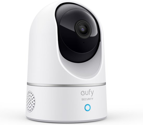 Eufy by Anker 2K Indoor Camera - Pan & Tilt - Beveiligingscamera voor binnen - Wit
