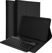 Accezz QWERTY Bluetooth Keyboard Bookcase voor de Samsung Galaxy Tab S6 Lite - Zwart