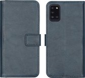 Samsung Galaxy A31 Hoesje met Pasjeshouder - iMoshion Luxe Booktype - Donkerblauw