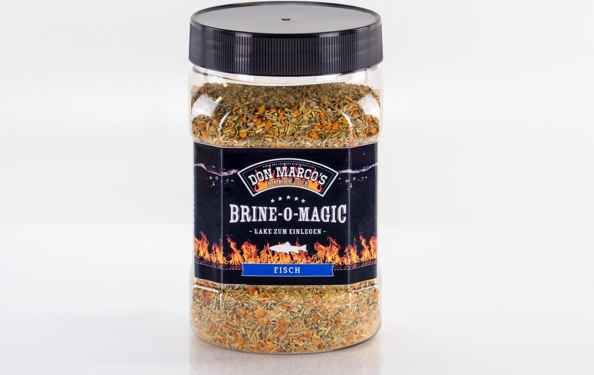 Goedkoopste Don Marco's Brine o Magic fisch – BBQ kruiden – 550 gram