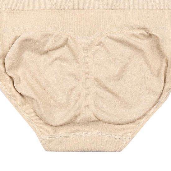 Shapewear voor buik, billen en heupen - corrigerend ondergoed - geschikt voor rokjes en shorts - beige/creme - maat M/L