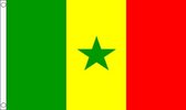 Vlag Senegal 90x150