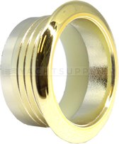 Ring - Rozet - Glans vermessingd - Kunststof - Voor plaatdikte 19mm