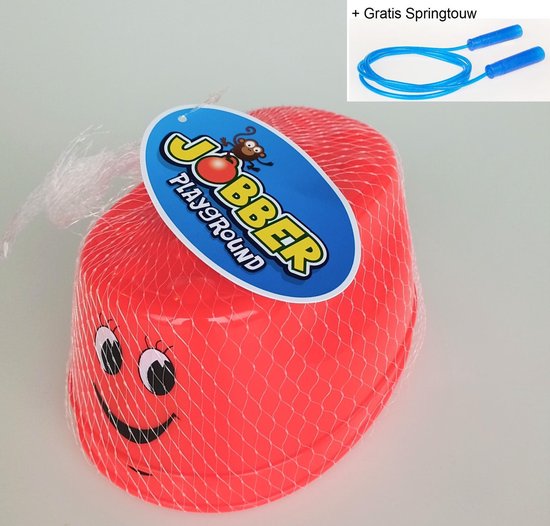 Jobber - Loopklossen + Glitter Springtouw - Bliklopen Buitenspeelgoed - Jobber Toys