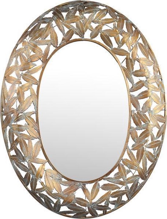 Handgemaakte Wandspiegel van goud - Spiegel - Design spiegel - Gouden  spiegel - Luxe -... | bol