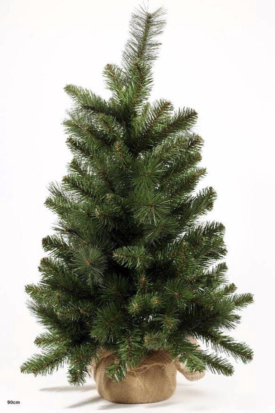 Kerstboom - 90 cm - kleine kunstkerstboom - kleine kerstboom - kerstboom  binnen - nep... | bol.com