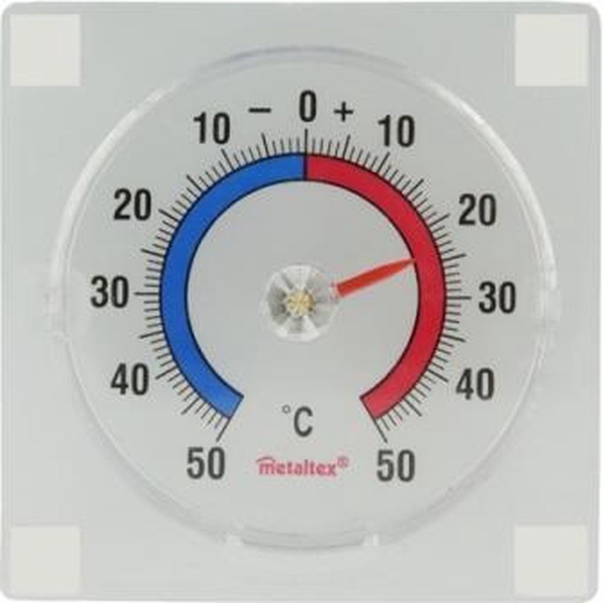 Metaltex Thermometer 4 Seizoenen Transparant Buiten thermometer