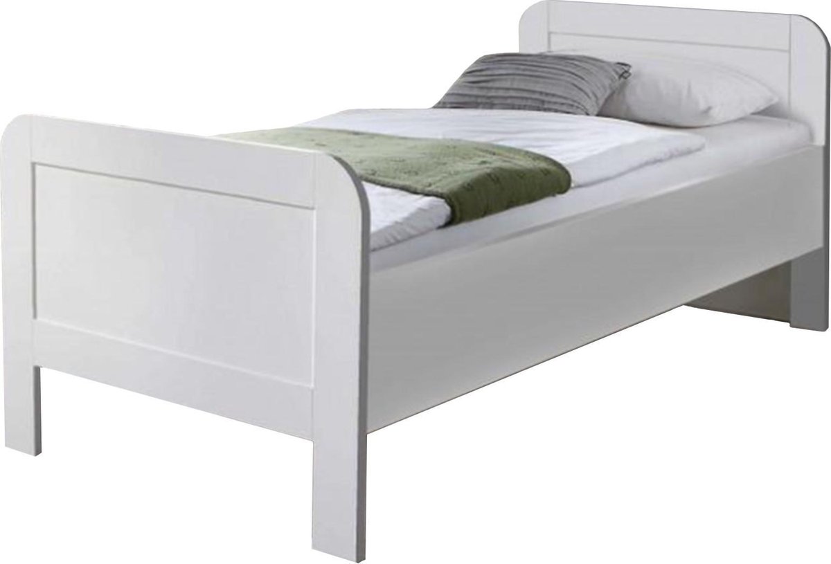 Nessa® Complete set ledikant Senioren / seniorenbed 90x200cm wit