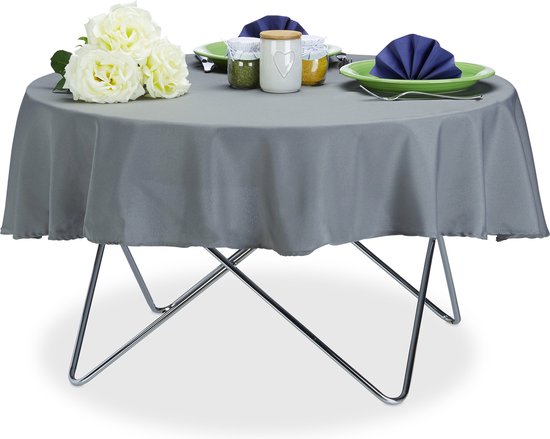 relaxdays tafelkleed waterafstotend - tafellaken tuintafel - rond of  rechthoekig... | bol.com