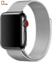 Milanese Loop Armband Voor Apple Watch 42/44 MM Iwatch Metalen Milanees Horloge Band – Zilver Let op: smartwatch wordt niet meegeleverd, alleen het bandje!