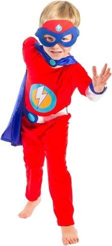 Het beste calcium Kinderpaleis Verkleedpak Superheld - Imaginarium - 6-Delig Superhero Pak - Maat 116/122  | bol.com