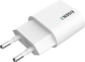 Oplader met 1 USB Poort - Adapter - Eisenz EZ682 - Oplaad Stekker