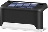 Solar trapverlichting - buitenlampen op zonne-energie voor trap trede, schuttingen andere randen - Warm Wit