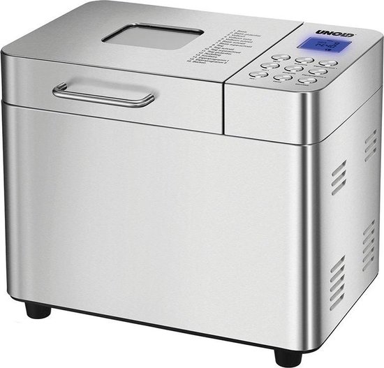 Unold Backmeister Edel Roestvrijstaal 550W broodbakmachine - Unold