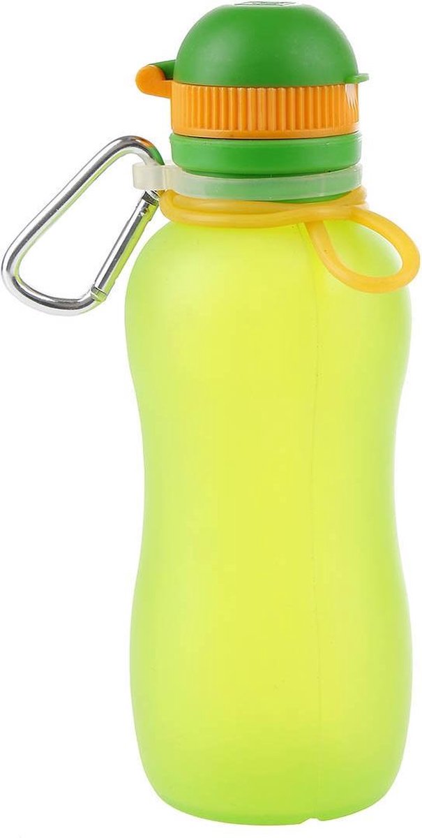 Viv Bottle 3.0 - Opvouwbare Siliconen Fles / Bidon - Groen 500ml