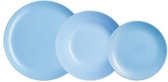 Matservis Luminarc Carine Blauw Glas (18 pcs)