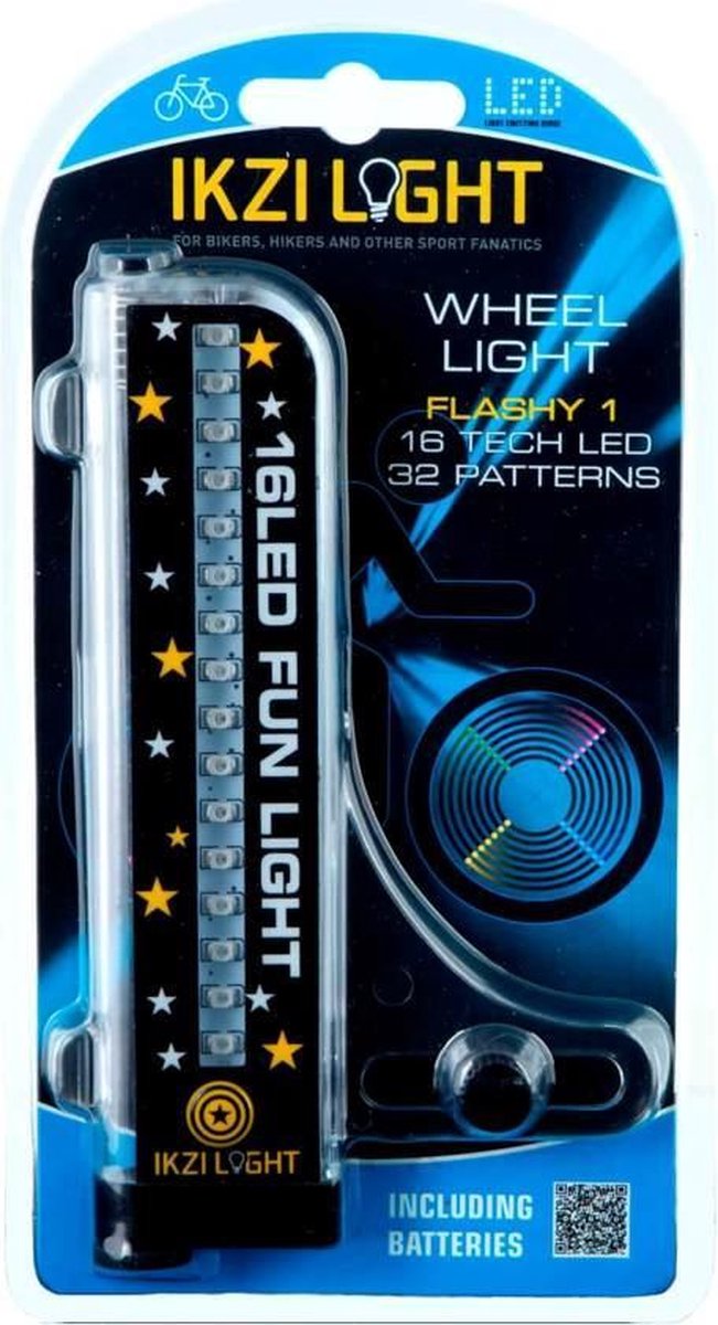 IKZI-Light - Spoke Light - 16 LEDS - 4 kleuren - Fietslicht | bol.com
