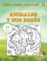 Libro para colorear Animales y sus Bebes