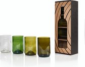 Rebottled Tumbler 4-Pack Drinkglazen - Duurzaam - MIX - 4 stuks - 330 ml